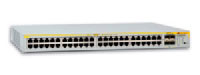 Allied telesis 48-port 10/100/1000T stackable GE Switch w/ SFP x 4 combo ports, EU power cord (AT-8000GS/48-50)